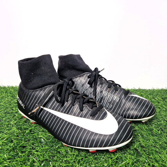 Nike Mercurial Victory VI FG Black/White Football Boots - UK Size 5