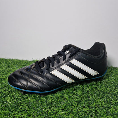 Adidas Goletto V Football Boots - Black / Blue - Moulded Studs - UK Size 6.5