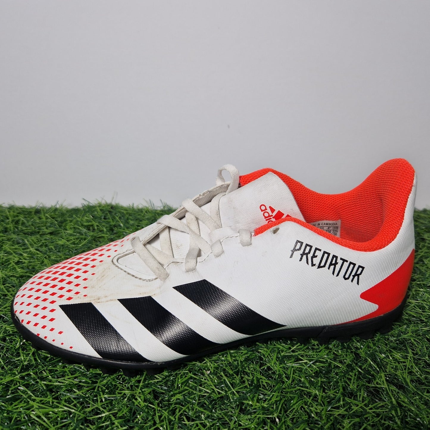 Adidas Predator 20.4 Football Boots - SG - Astro Soles - White - UK Size 4