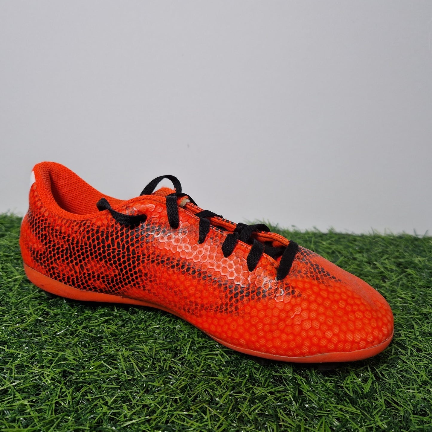 Adidas F5 FXG Red Football Boots - Moulded Studs - Boys UK Size 4