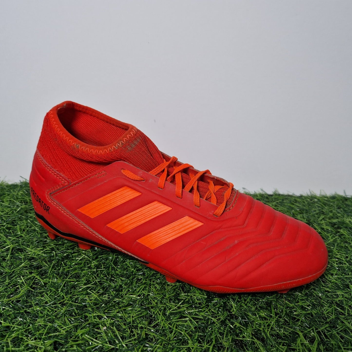 Adidas Predator 19.3 Red Sock Football Boots - Boys / Mens Size UK 5.5