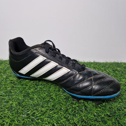 Adidas Goletto V Football Boots - Black / Blue - Moulded Studs - UK Size 6.5