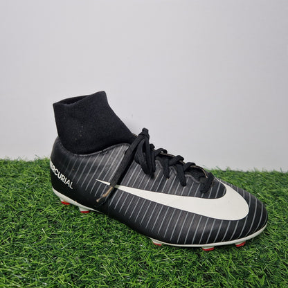 Nike Mercurial Victory VI FG Black/White Football Boots - UK Size 5