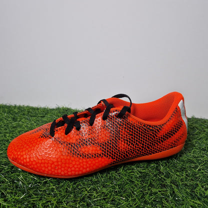 Adidas F5 FXG Red Football Boots - Moulded Studs - Boys UK Size 4