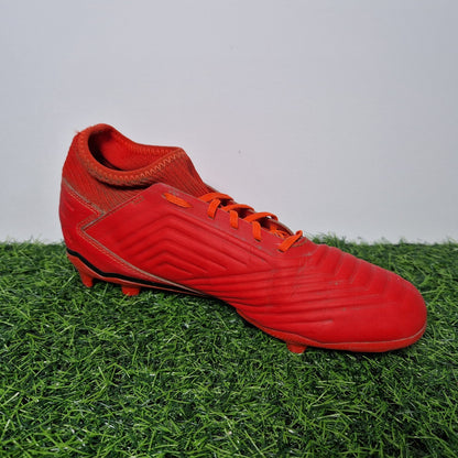 Adidas Predator 19.3 Red Sock Football Boots - Boys / Mens Size UK 5.5
