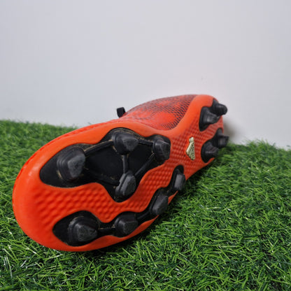 Adidas F5 FXG Red Football Boots - Moulded Studs - Boys UK Size 4
