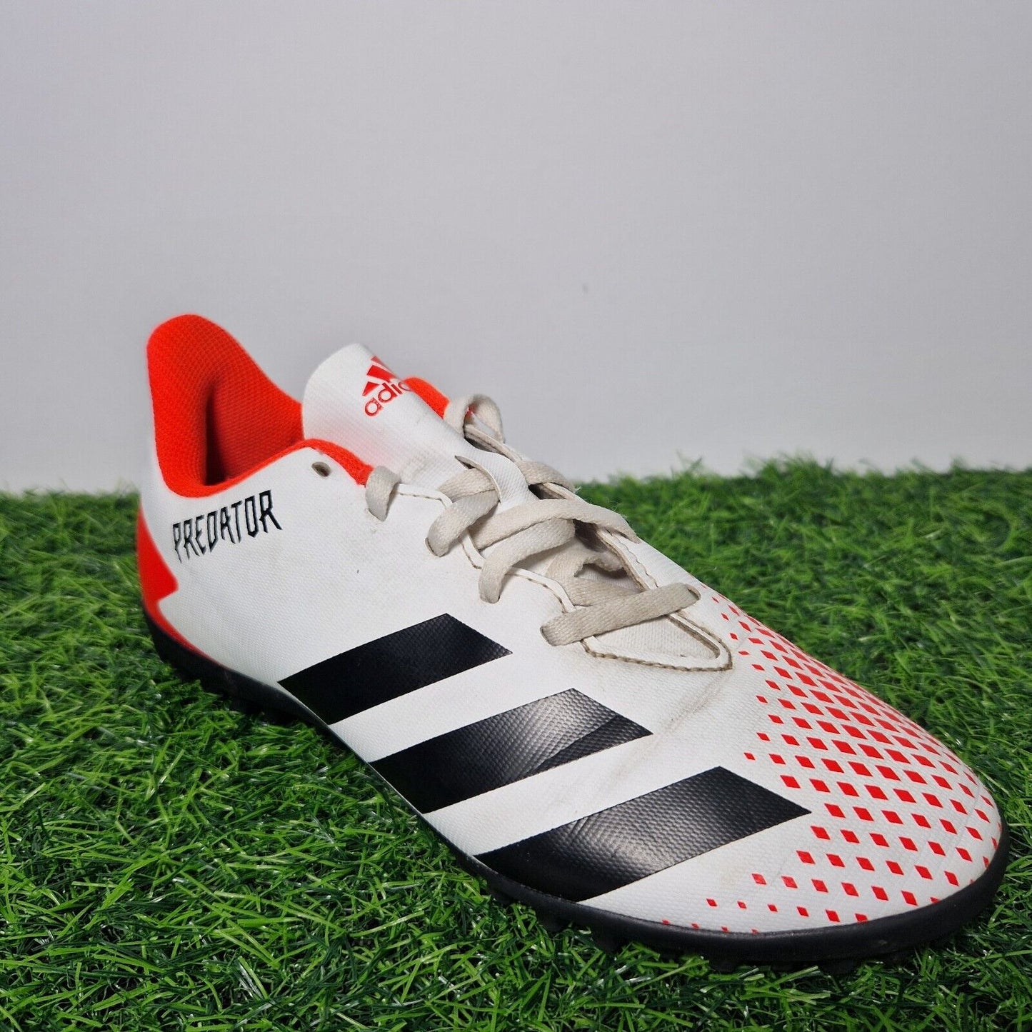 Adidas Predator 20.4 Football Boots - SG - Astro Soles - White - UK Size 4