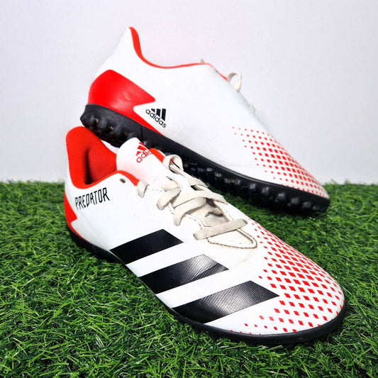 Adidas Predator 20.4 Football Boots - SG - Astro Soles - White - UK Size 4