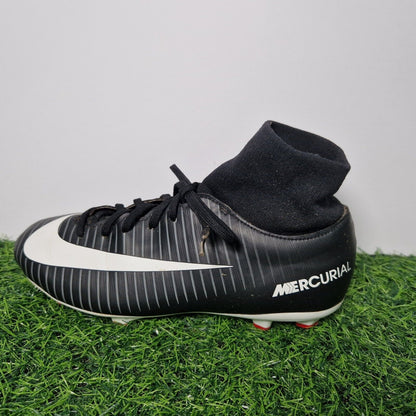 Nike Mercurial Victory VI FG Black/White Football Boots - UK Size 5